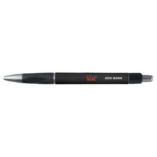 STYLO MODERNE ET MODERNE PERSONNALISABLE NOIR VÉRIFIÉ