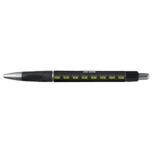 STYLO MODERNE ET MODERNE PERSONNALISABLE NOIR VÉRIFIÉ