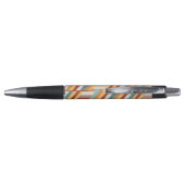Stylo moderne Monogramme les années 70 géométrique (Dos)