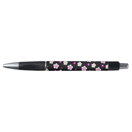 Stylo Moderne Spring aqua dégradé de la flore violette m (Devant)