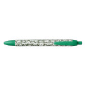 Stylo mon jardin vert olive (Dos)