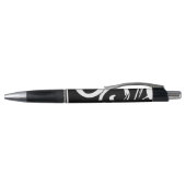 Stylo Monogramme Abstrait noir et blanc (Haut)