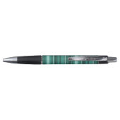 Stylo Monogramme bandes turquoises (Dos)