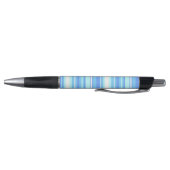 Stylo Monogramme ciel bandes bleues (Bas)