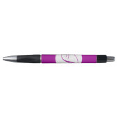 Stylo Monogramme circulaire violet clair (Devant)