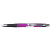 Stylo Monogramme circulaire violet clair (Dos)