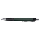 Stylo Monogramme de script or chic foncé moderne (Bas)