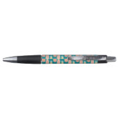 Stylo Monogramme du motif | de griffonnage d'ananas (Dos)