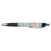 Stylo Monogramme floral bleu blanc (Bas)