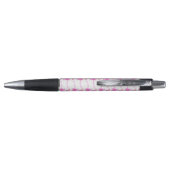 Stylo Monogramme rose du motif | de Flamant rose (Dos)