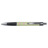 Stylo Monogramme rose et diamants verts Motif Ikat (Dos)