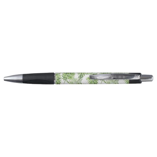 Stylo Monogramme vert des palmettes | (Dos)