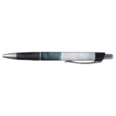 Stylo Moody Dark Ocean Waves Sous Peinture Ciel Overcast (Bas)