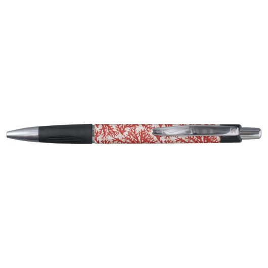 Stylo Motif 2 de corail rouge (Dos)