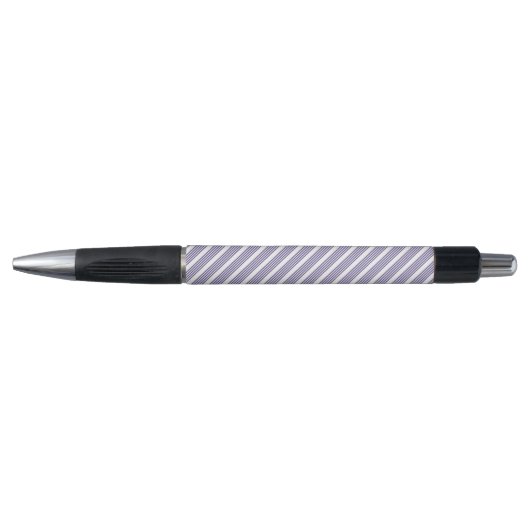 Stylo Motif à cinq bandes Ultra violet et blanc (Devant)