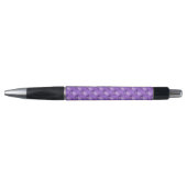 Stylo Motif à coussin pourpre (Devant)