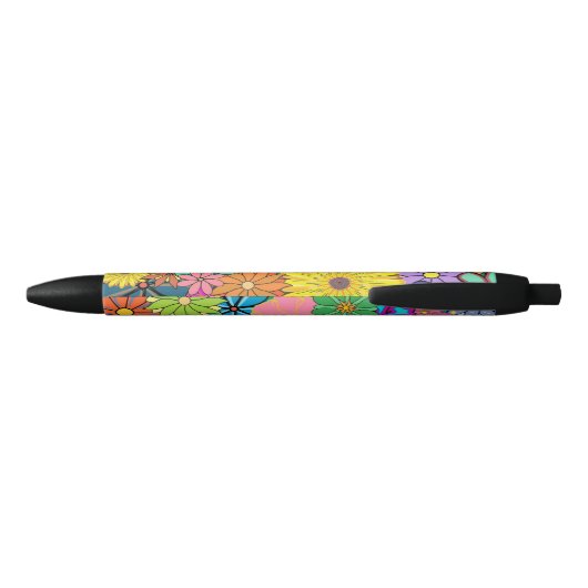 Stylo Motif à fleurs des années 60 (Dos)
