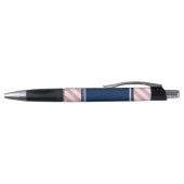 Stylo Motif à rayures rose et bleu (Haut)