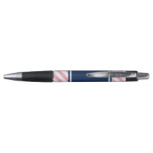Stylo Motif à rayures rose et bleu (Dos)