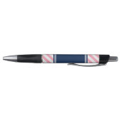 Stylo Motif à rayures rose et bleu (Bas)