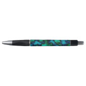 Stylo Motif Abstrait bleu et vert (Devant)