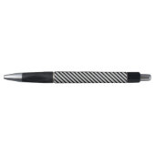 Stylo Motif Abstrait Gris Noir (Devant)