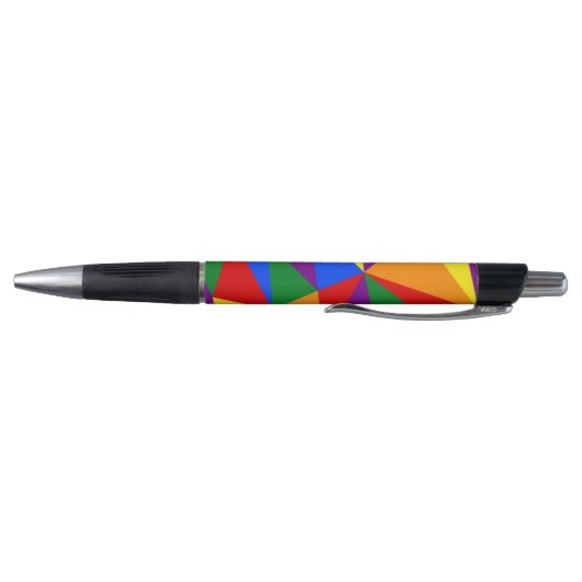 Stylo Motif arc-en-ciel de Polygone (Bas)