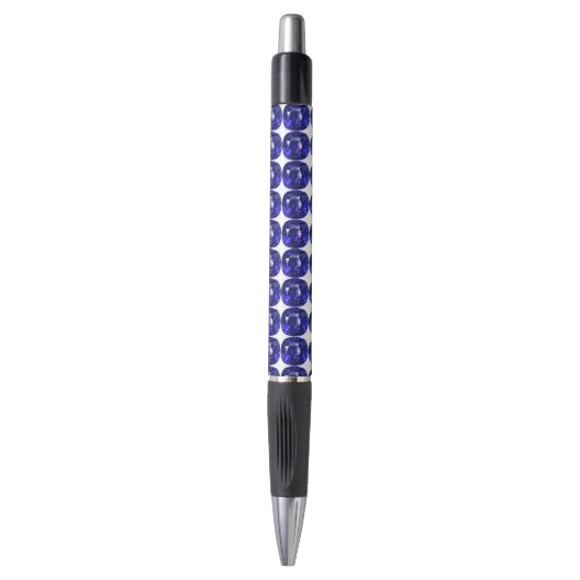 Stylo Motif bleu (Devant (Vertical))