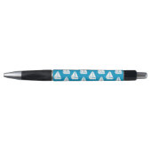 Stylo Motif bleu-clair de voilier (Devant)