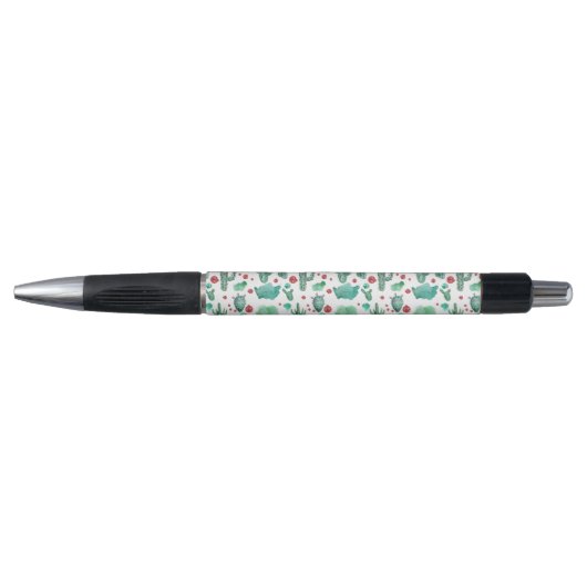 Stylo motif cactus et ladybug - (Devant)