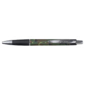 Stylo Motif Camouflage Vert, Votre nom, Personnaliser (Dos)