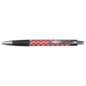 Stylo Motif Chevron dans les tons rouges (Dos)