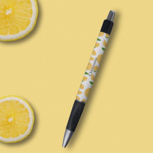 Stylo Motif citron