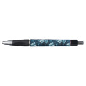 Stylo Motif classique de rose de bleu (Devant)