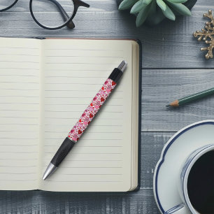 Stylo Motif d'amour de cœurs roses rouges mignons Blush