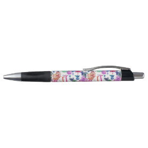 Stylo Motif d'aquarelle tropicale