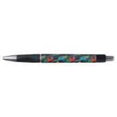 Stylo Motif d'ara et de ketmie (Devant)