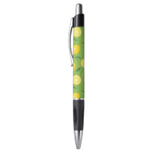 Stylo Motif d'arrière - plan de citrons