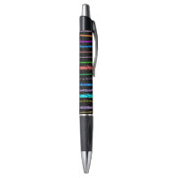 Motif de bandes colorées à main