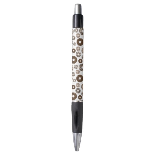Stylo Motif de beignes, beignets de chocolat, beignets d (Devant (Vertical))