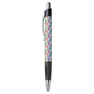 Stylo Motif de cactus de fleur sauvage d'aquarelle
