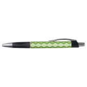 Stylo Motif de diamant vert Chartreuse (Haut)