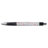 Stylo Motif De Donuts, Donuts Roses, Donuts Bleus (Devant)