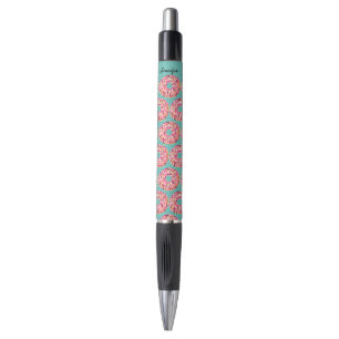 Stylo Motif de donuts personnalisé pour filles roses