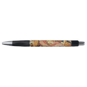 Stylo Motif de feuille d'acanthe automnal de William Mor