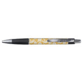 Stylo Motif de fleur d'or (Dos)