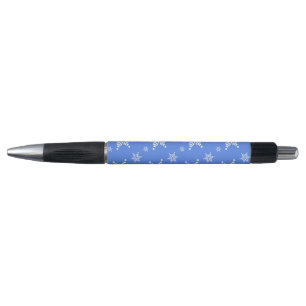 Stylo Motif de flocons de neige, Flakes blancs, Neige, B