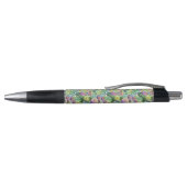 Stylo Motif de floraison exotique de cactus d'aquarelle (Haut)