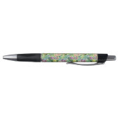 Stylo Motif de floraison exotique de cactus d'aquarelle (Bas)