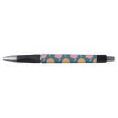 Stylo Motif de fruit pêche orange rétro (Devant)
